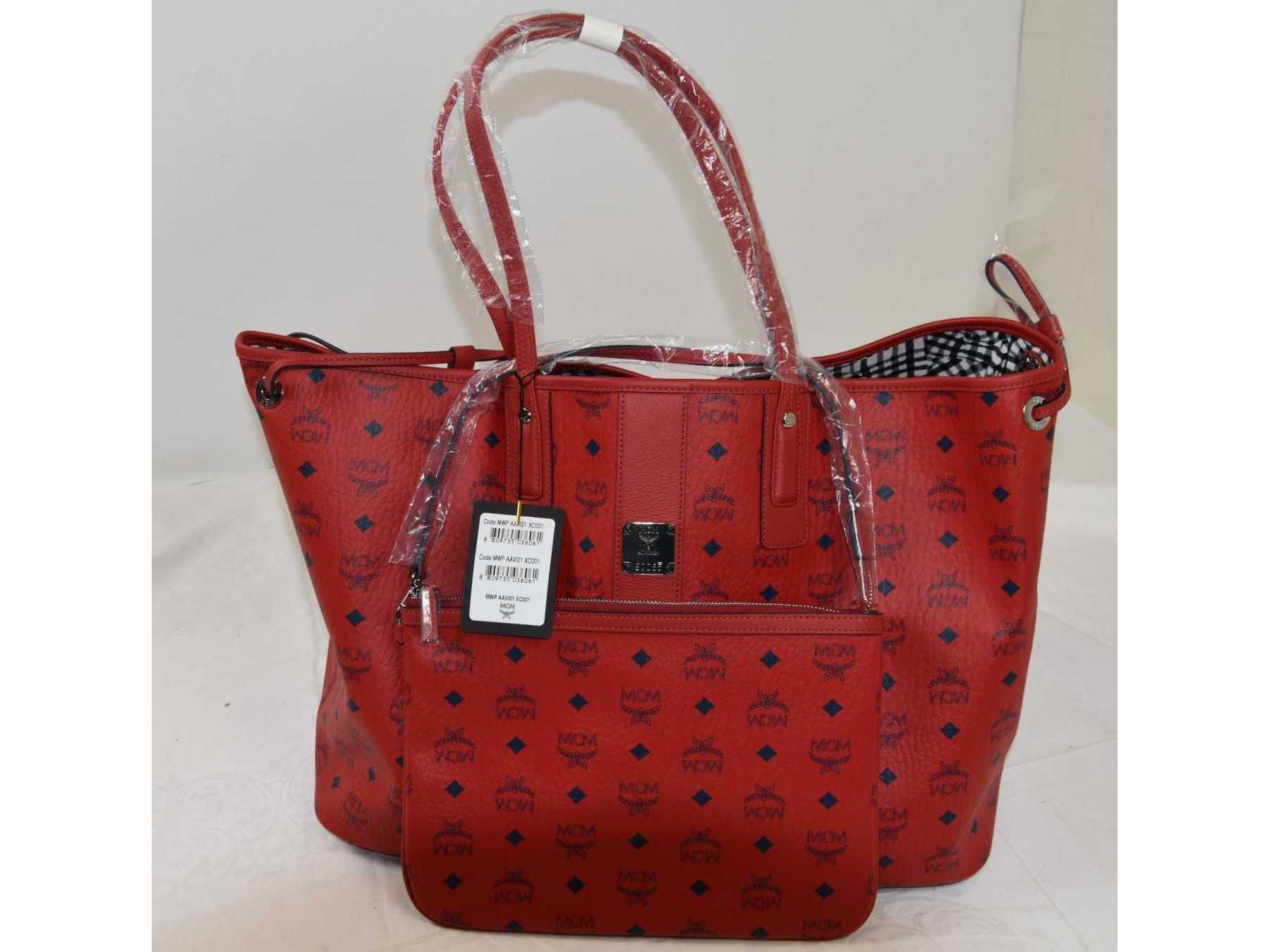 1 Shopping Bag „MCM“ in rot