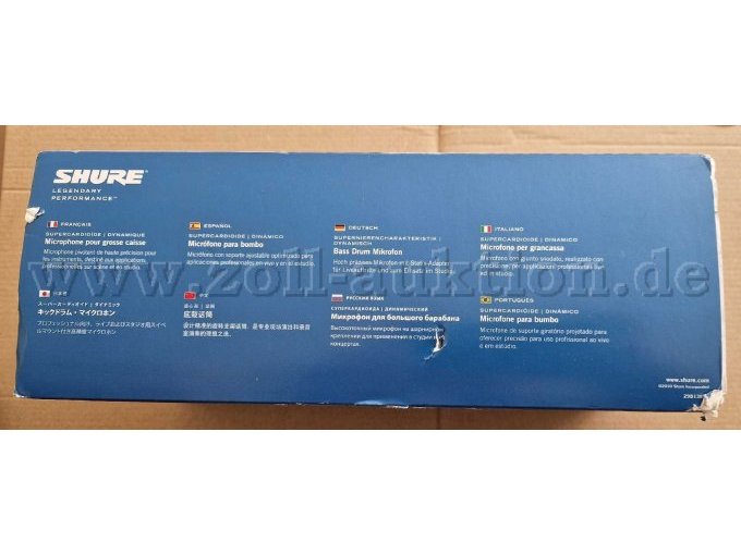 Verpackung Seitenansicht