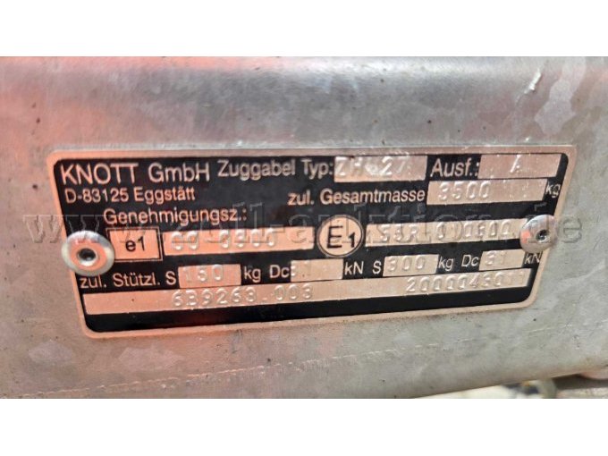 Typenschild Anhänger