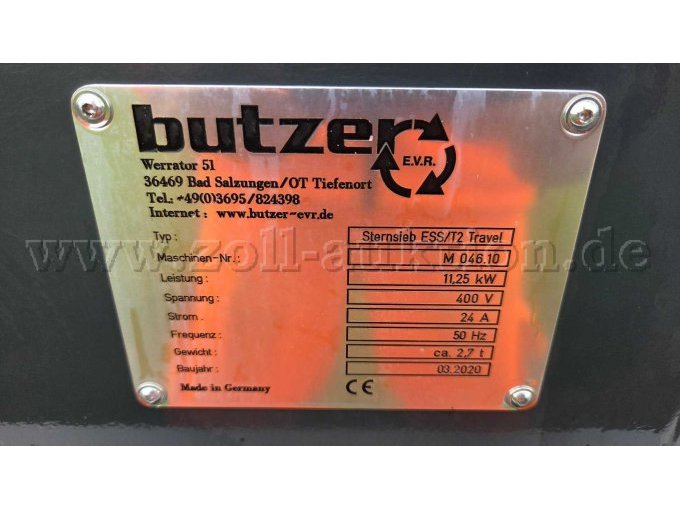 Typenschild Siebanlage