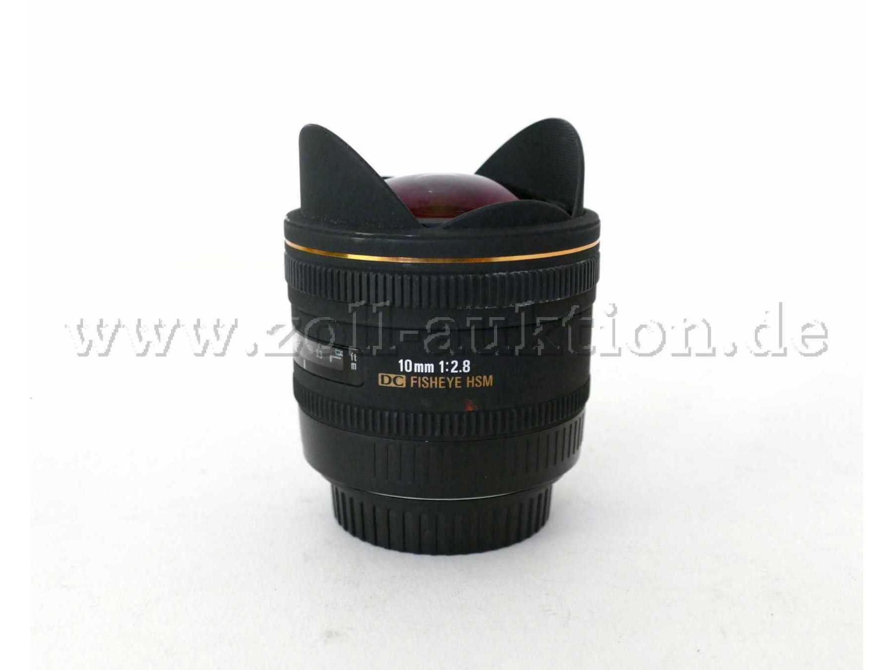 1 Sigma 10 mm 2.8 EX DC Fisheye HSM Objektiv für Canon EF, gebraucht