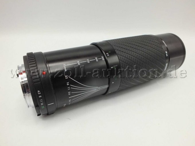 Seitenansicht Objektiv liegend