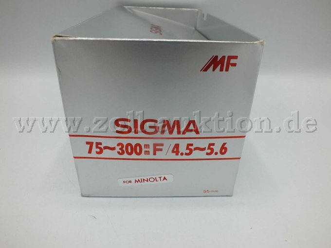 Typenangaben zum Objektiv