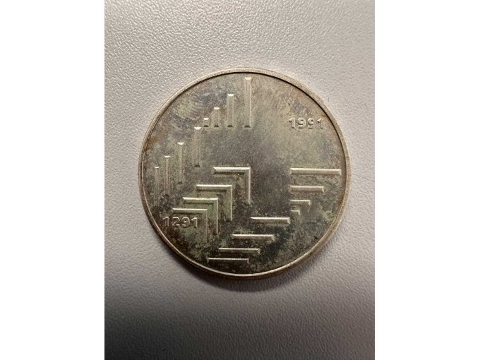 20 Schweizer Franken Münze - Revers