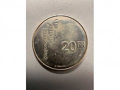 20 Schweizer Franken Münze - Avers
