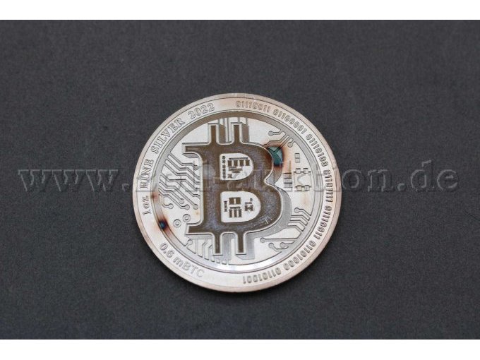1 Silbermünze 2 Dollars - Elisabeth II Bitcoin (Feinsilber 999) – foto 2 – kavel bij Zoll-Auktion, Koblenz