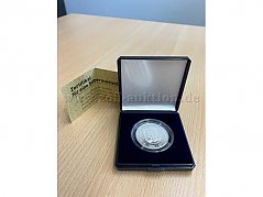 Silbermedaille mit Zertifikat