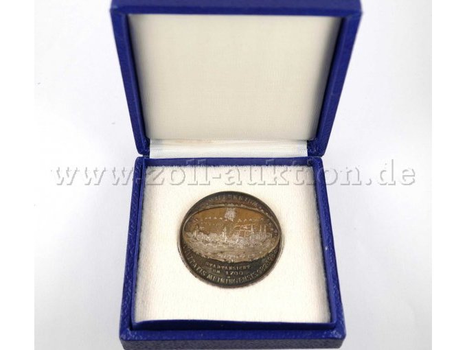 1 Silbermedaille -Millennium 1000 Jahre Meiningen 1982- im Etui