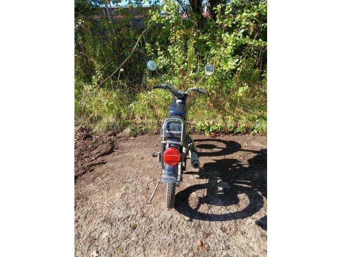 Simson von hinten