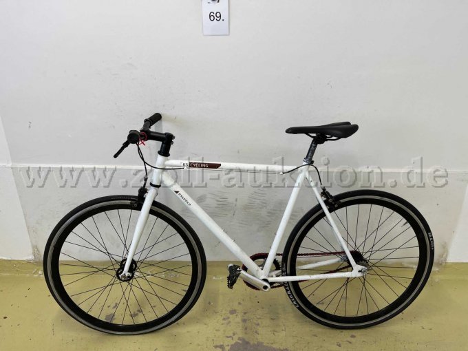 Singlespeed-Rad von KS Cycling, links