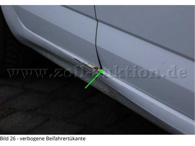 Beschädigung Beifahrertür