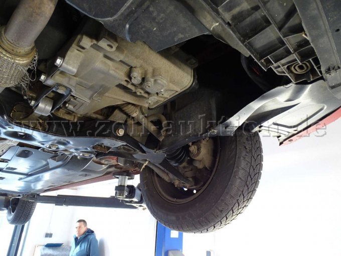 Ansicht Unterboden Front