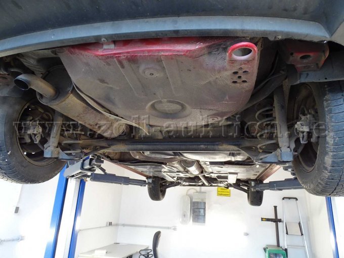 Ansicht Unterboden heck