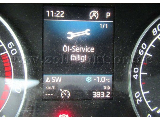 Kombiinstrument betriebsbereit