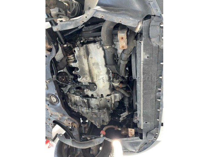 Motor von unten