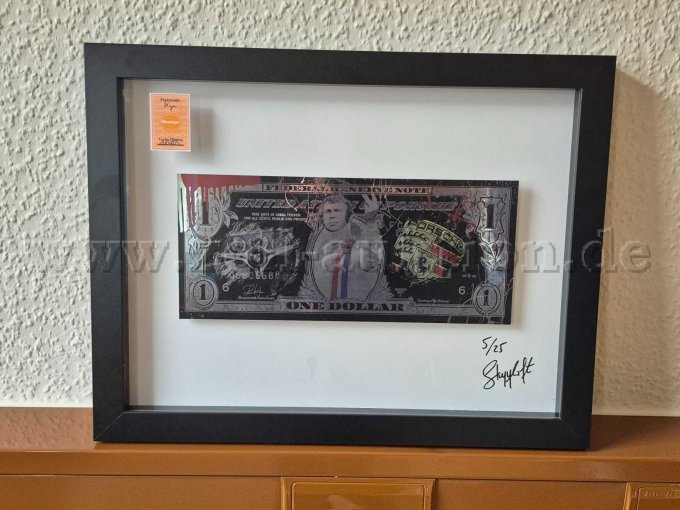 1 Skyylof - Steve McQueen Dollar Bild / Kunstwerk – kavel bij Zoll-Auktion, Hagen