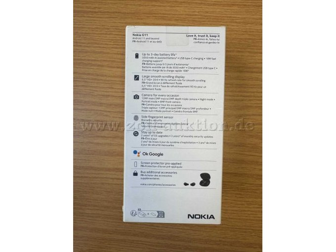 Originalverpackung Hinterseite