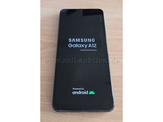 SAM Galaxy A12 - Vorderseite - Display ein und dunkel