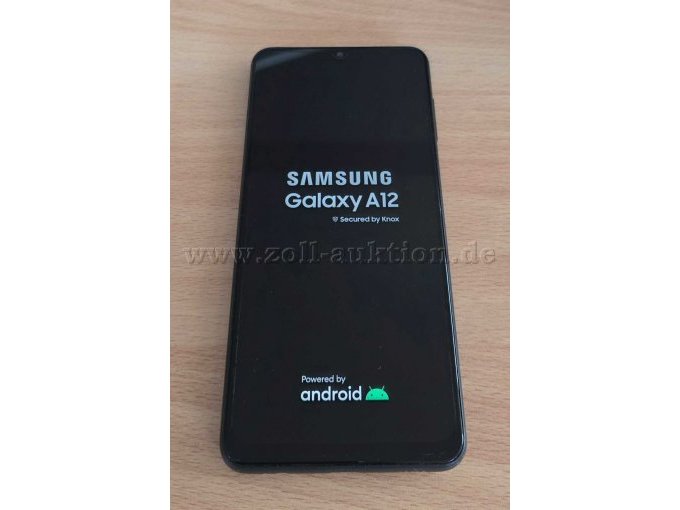 SAM Galaxy A12 - Vorderseite - Display ein und dunkel