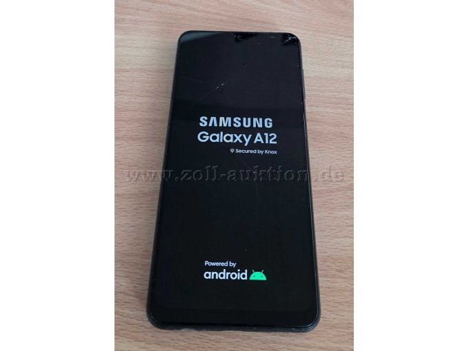SAM Galaxy A12 - Vorderseite - Displayein und dunkel