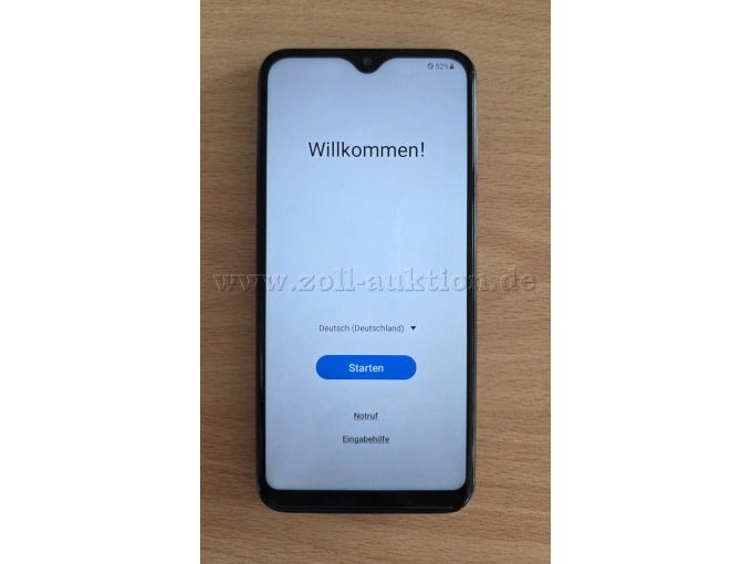 SAM Galaxy A20e - Vorderseite - Display ein und hell