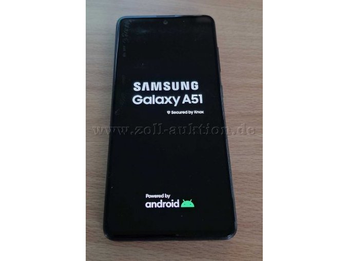 Galaxy A51 - Vorderseite - Display ein und dunkel