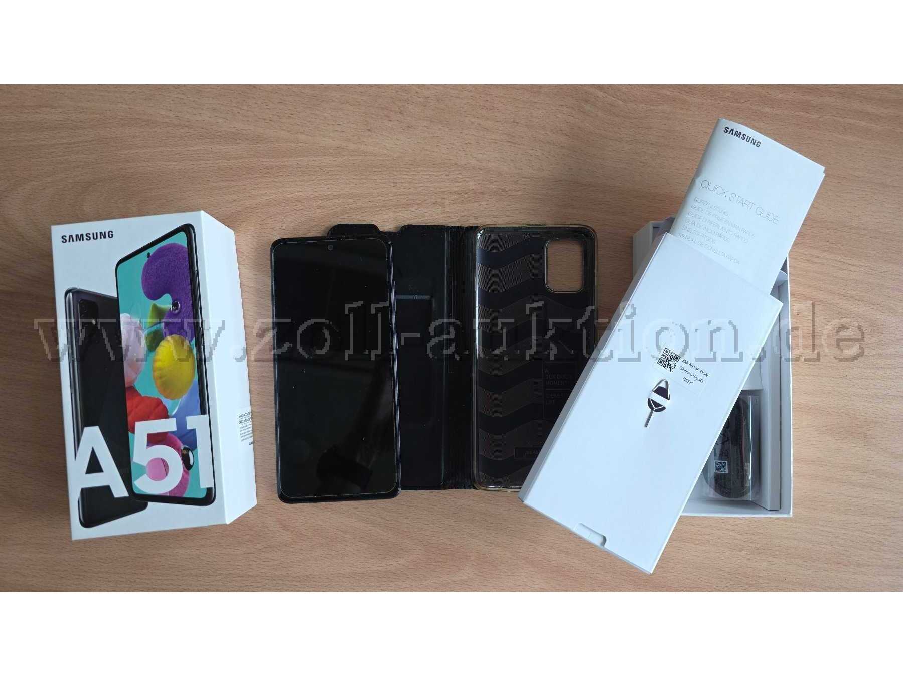 Samsung Galaxy A51 inklusive Zubehör