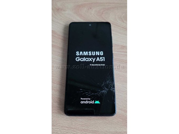 Samsung Galaxy A51 - Vorderseite - Display ein und dunkel Samsung Galaxy A51 - Vorderseite - Display ein und dunkel