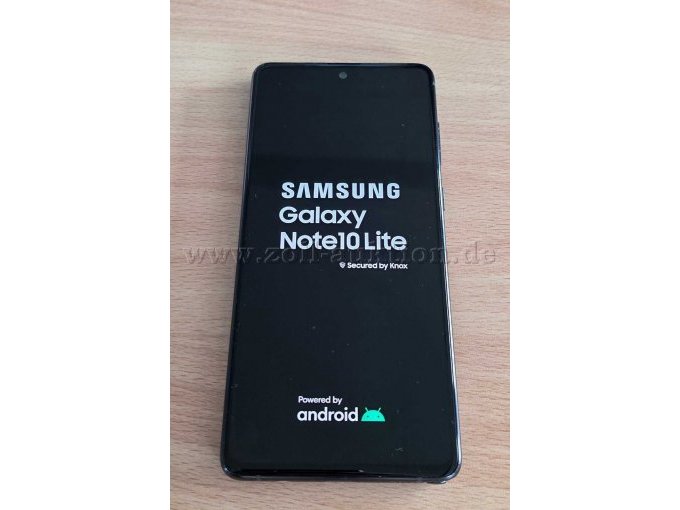 Note10 lite - Vorderseite - Display ein und dunkel