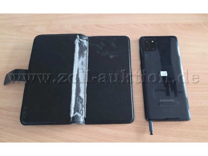 Note10 lite Rückseite mit Hülle außen