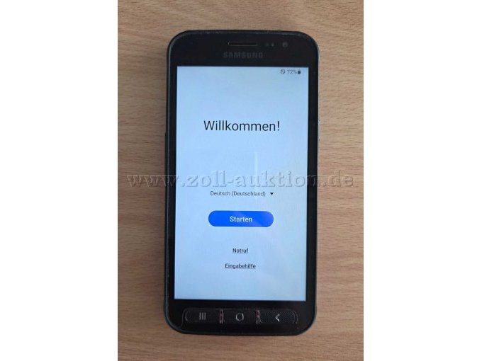 XCover 4s - Vorderseite - Display ein und hell