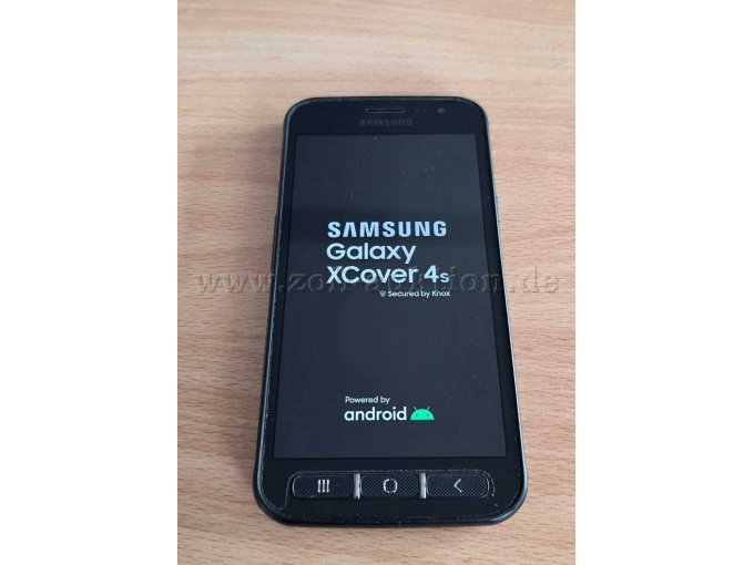 XCover 4s - Vorderseite - Display ein und dunkel