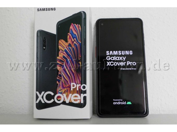 Samsung Galaxy XCover Pro Ansicht eingeschaltet