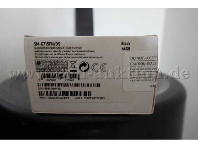 Originalverpackung Kopfseite