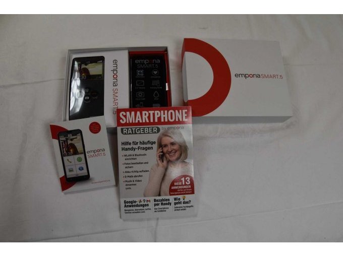 1 Smartphone für Senioren „emporia“ Smart 5 in schwarz mit 3 GB