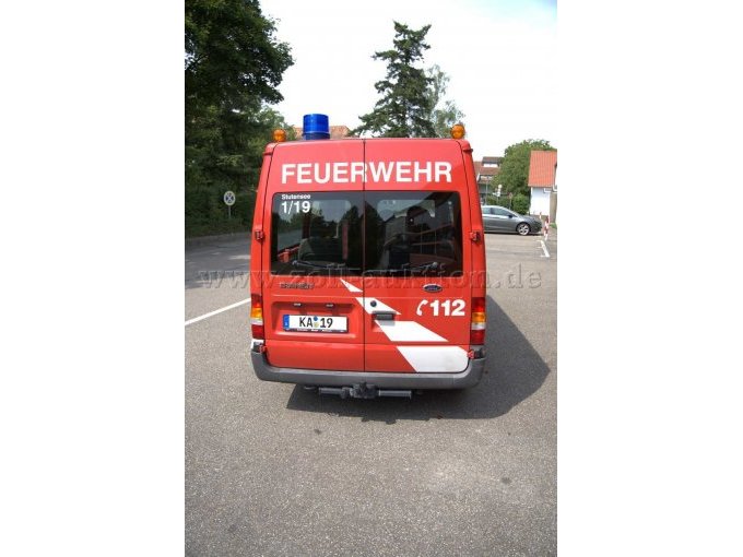 Fahrzeug Totale, hintere Ansicht