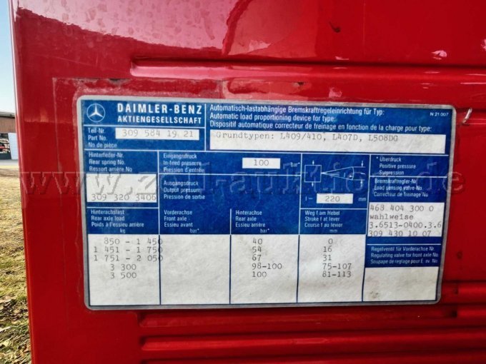 Fahrzeugdetails und Daten