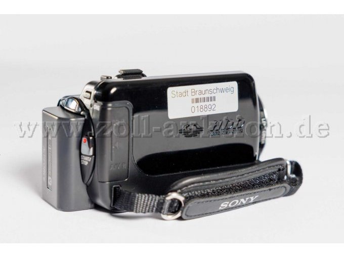 Camcorder Seitenansicht mit Handschlaufe