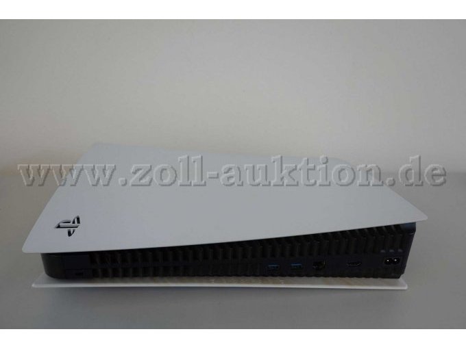 PS5 Seitenansicht mit Anschlüssen