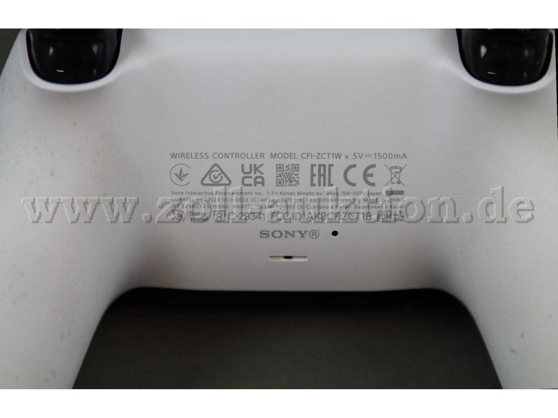 Controller Unterseite Detailansicht