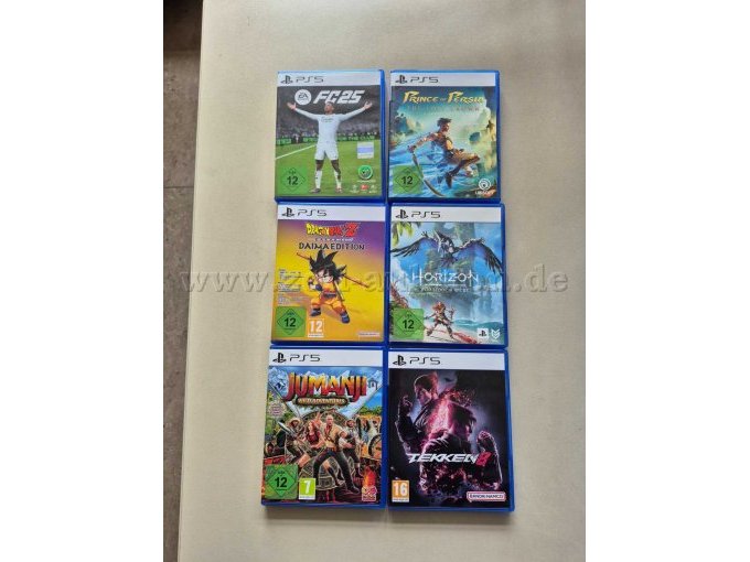 PS5 Spiele Frontansicht