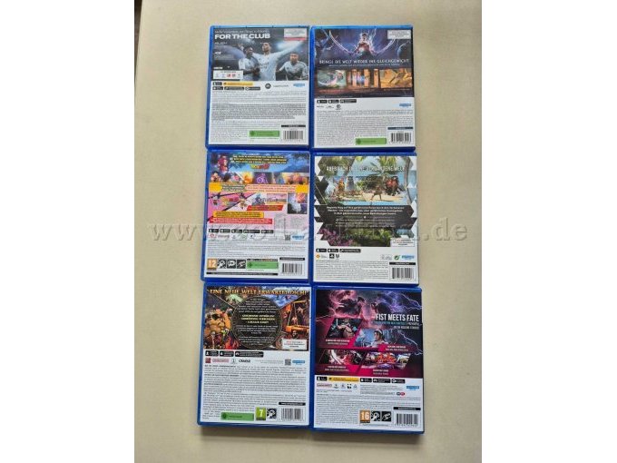 PS5 Spiele Rückansicht