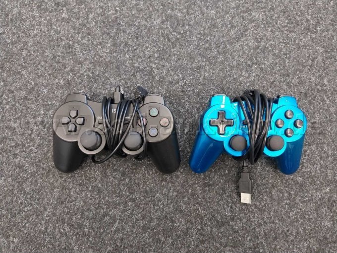 Controller schwarz und blau, PS3