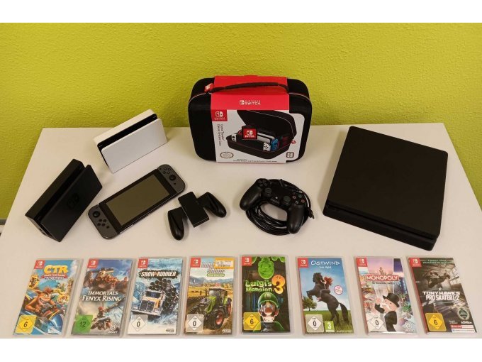 Playstation 4, Nintendo Switch und Zubehör