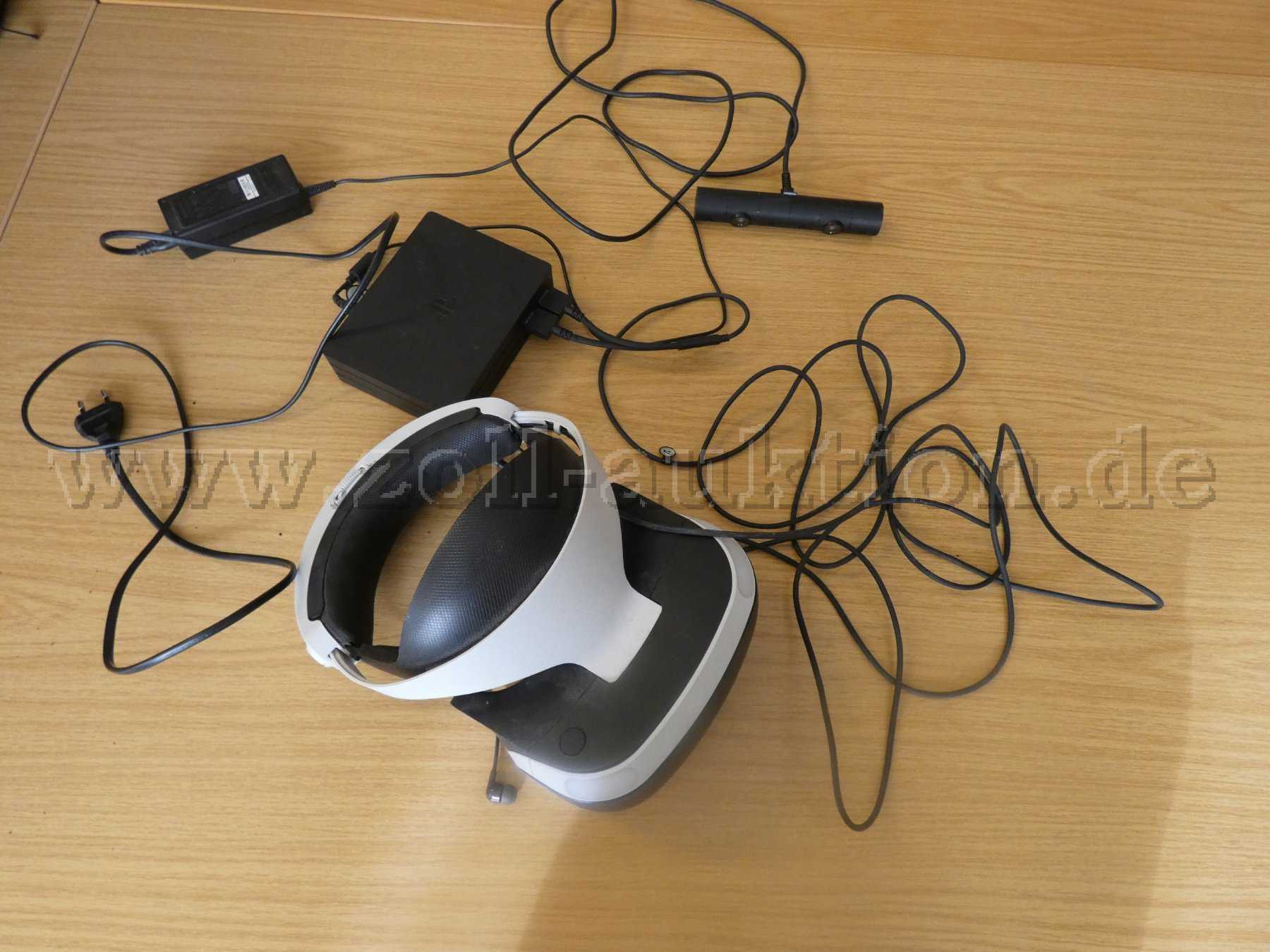 VR-Brille mit Zubehör