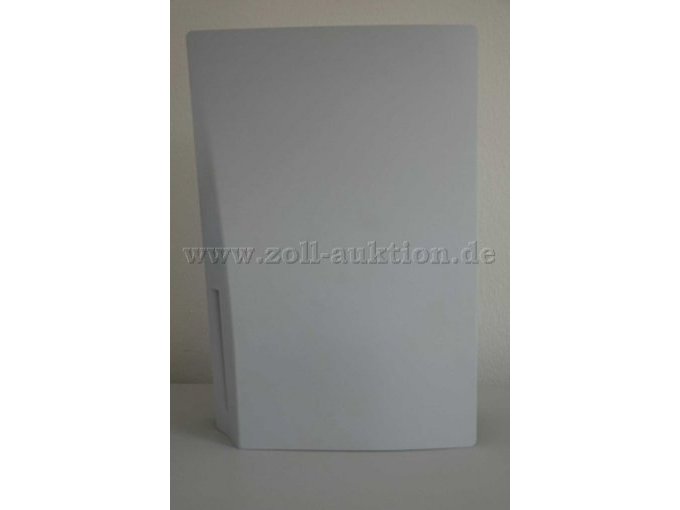 1 Playstation 5 Rückseite, weiß