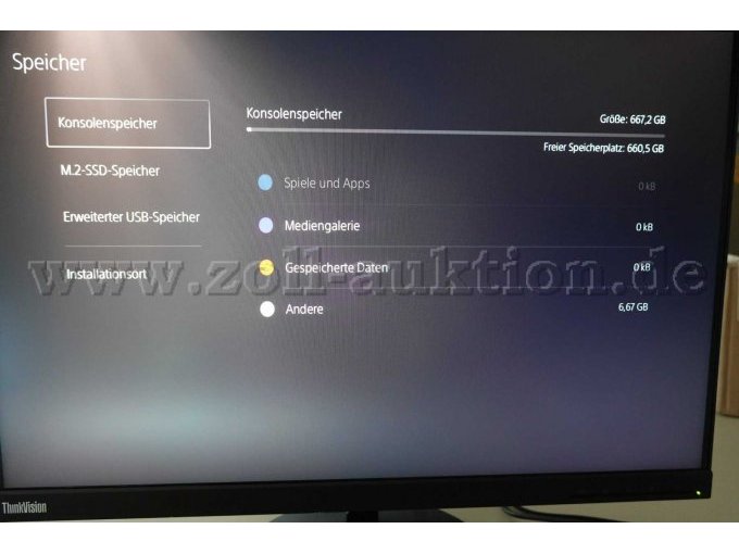 PS5 Konsolenspeicher