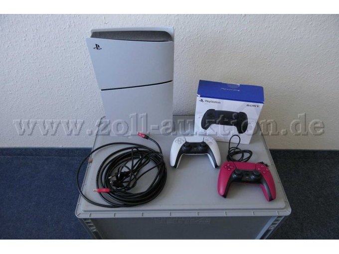 Playstation 5 Digital Edition mit Zubehör Gesamtansicht