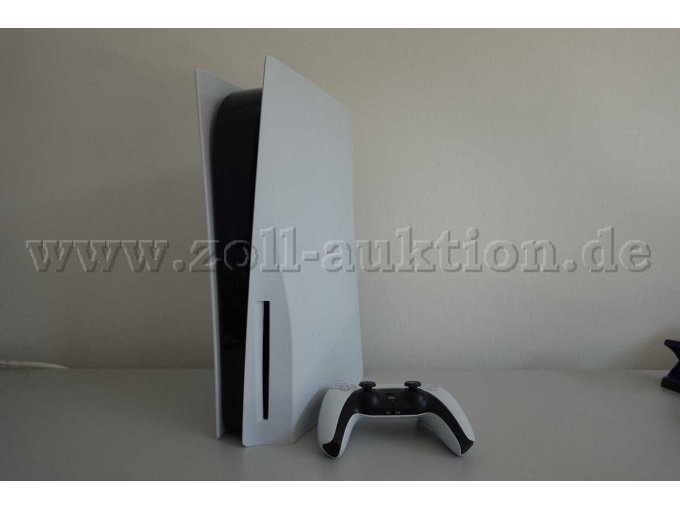 1 Playstation 5 im weiß mit 1 Controller, weiß