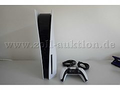 1 Playstation 5 im weiß mit 1 Controller, weiß mit 1 Netzkabel und 1 HDMI-Kabel, gebraucht